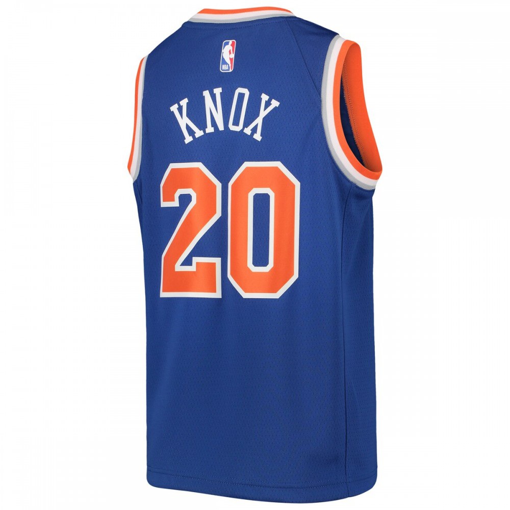 Kevin Knox New York Knicks Youth Team Swingman Jersey - Icon Edition - Blue-Pro Kit Vault | Brand New 26/27 Sports Jerseys
